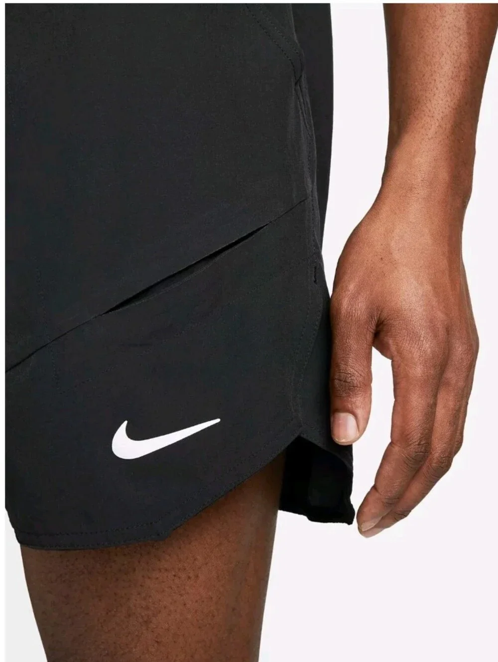 Nike Court Advantage 7” Black Tennis Shorts Mens Size Medium